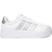 Adidas Låg sneaker silver / vit