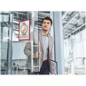 Durable Magnetram A4 självhäftande | Duraframe | röd | 2st