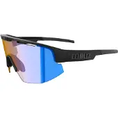 Bliz - Solglasögon - Matrix Matt Black Nano Optics Nordic Ligh Coral Orange W Blue Multi för Unisex - Svart