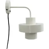 Dyberg Larsen Vägglampa , Stoke, Vit, Vardagsrum, Metall, Design