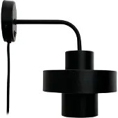 Dyberg Larsen Vägglampa , Stoke, Svart, Vardagsrum, Metall, Design