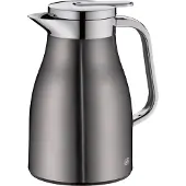 Alfi Skyline, 0,65 l, Grå, Krom, Plast, Polypropylen (PP), Silikon, Härdat glas, Termoplastisk elastomer (TPE), 12 h, 24 h, 4 cm