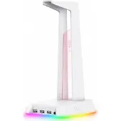Onikuma hörlursstativ med RGB-bakgrundsbelysning ST2 vit