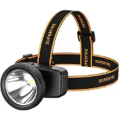 Superfire HL55 pannlampa, 150 lm, USB-C, 4 lägen, 270 m
