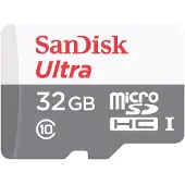 SanDisk Ultra - Flash-minneskort - 32 GB - Class 10 - microSDHC UHS-I