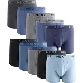 Next Boxershorts ljusblå / blåmelerad / gråmelerad / svart