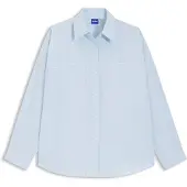 HUGO Edafnena10274325 Blue Blus Med Lång ärm