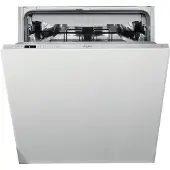 Whirlpool WI 7020 PF, Helt integrerad, Full storlek (60 cm), Silver, 1,3 m, 1,55 m, 1,5 m
