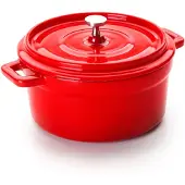 Jamon Gryta - IBILI - Mini rund gryta - 13 x 8 cm - Gjutjärn - Kompatibel med induktion