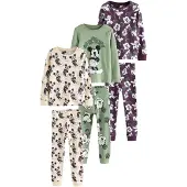 Next Pyjamas sand / ljusgrön / aubergine