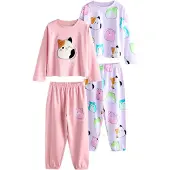 Next Pyjamas 'Squishmallow' limette / syrén / rosa