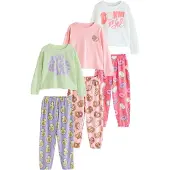 Next Pyjamas ljusgrön / rosa / rosa / vit