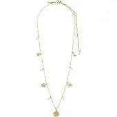 Pilgrim Halsband 'Mylan' guld / pärlvit