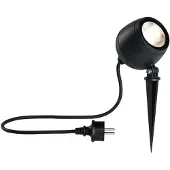 Paulmann Kikolo, Punktbelysning, Svart, Gjuten aluminium, Plast, Omgivningsbelysning, Skuggbelysning, Trädbelysning, Wall lighting, II, IP65