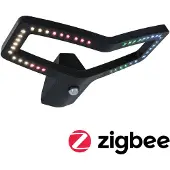 Paulmann Smart vägglampa med sensor Alara, RGBW antracit IP44 Alara, Svart, Metall, Modern, Smarta hem vägglampa utomhus
