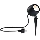Paulmann Kikolo, Punktbelysning, Svart, Gjuten aluminium, Plast, Omgivningsbelysning, Skuggbelysning, Trädbelysning, Wall lighting, II, IP65