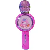 Squishmallows Karaoke Mic Popsing With LED Lola