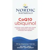 Nordic Naturals Coq10 Ubiquinol, 100 mg, 60 mjuka kapslar