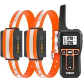 Usorteret Rojeco PD5291000m hundträningshalsband med 2 halsband