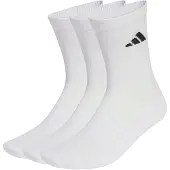 Adidas Strumpor Cushioned Sportswear Crew 3-pack - Vit/svart, storlek 46-48