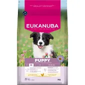 Eukanuba Puppy Medium hundfoder med kyckling