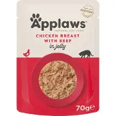 Applaws Kyckling Och Nötkött I Gelé 16x70g Kattmat