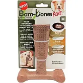 Spot Bam-Bones Easy Grip säkert tuggben hund (nötsmak)