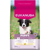 Eukanuba Puppy Medium hundfoder med kyckling