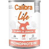 Calibra Liv Kan Valp Och Junior Lamm Och Ris 6x400g Hundmat