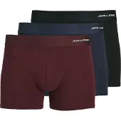 Jack & Jones Boxershorts marinblå / bordeaux / svart / vit