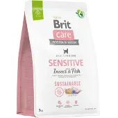 Brit Hållbart Känsligt Insekts-och Fiskhundfoder 3 Kg