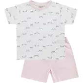 Jacky Pyjamas rosé / svart / off-white