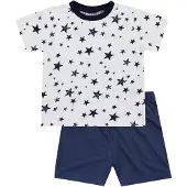 Jacky Pyjamas mörkblå / vit