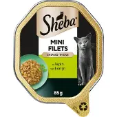 Sheba Mini Filets med kanin i sås våtfoder katt (bägare 85 g)