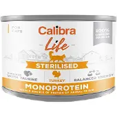 Calibra Life Can Steriliserad Kalkon 6x200g Blötmat För Katt
