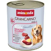 Animonda GranCarno Grancarno Sensitive Kalkon med potatis 800 g