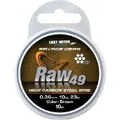 Savage Gear Raw49 Steel Wire 10 M Stålfiske Lina