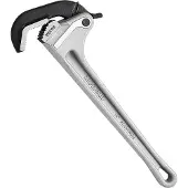 Vevor Rörtång, 18" Rak Rörtång i Aluminium, Automatisk Käftjustering, Justerbar VVS-nyckel, Lätt att bära, Ergonomiskt Handtag, Upphängbar Design, För Vattenrör, Bilreparationer