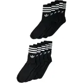Adidas Originals 3 Stripes Crew-strumpor 10 Enheter