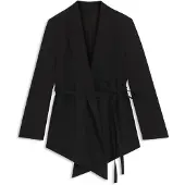 BOSS Relaxed-fit blazer in wool-blend gabardine