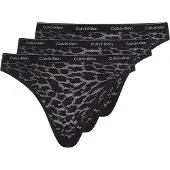 Calvin Klein 3 Pack Bikini Briefs Icon Lace
