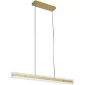 QAZQA Modern pendellampa mässing med klart glas inkl. LED Easylift - Catch