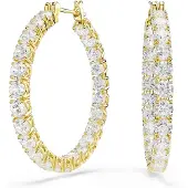 Swarovski Örhängen 'MATRIX' guld / transparent