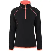 Mountain Warehouse dam/dam Montana Half Zip Fleece Top (Jet Black)