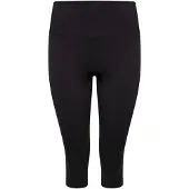 Dare 2b Womens/Ladies Influential Plain Recycled 3/4 Leggings (Black)