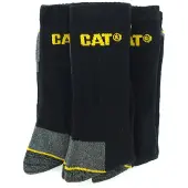 CAT Crew Work Sock - 3 par pack / strumpor för män (Svart)