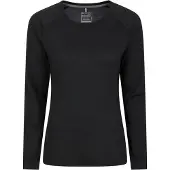 Mountain Warehouse Dam/Ladies Quick Dry Långärmad Topp (Svart)