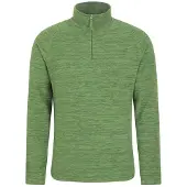 Mountain Warehouse Mens Snowdon II Fleece Top (Bright Green)