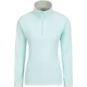 Mountain Warehouse dam/dam Montana Half Zip Fleece Top (Mint)