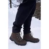 Mountain Warehouse Herr Ohio Fleece Fodrade Snöstövlar (Brun)